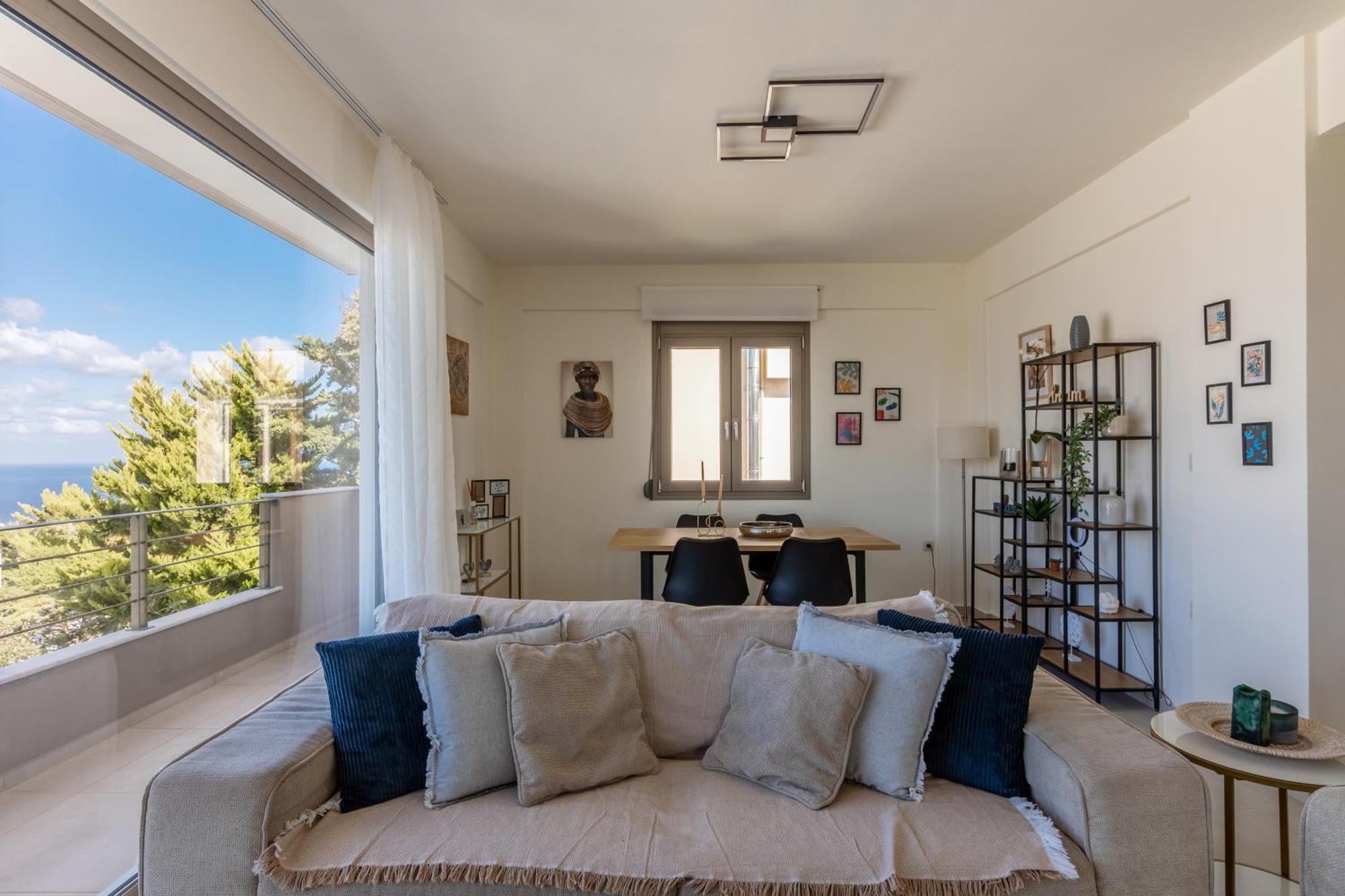 3 Bedroom Villa With Stunning Sea View & Private Parking Elia  Exteriör bild